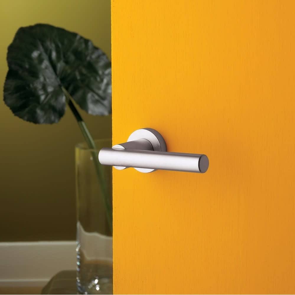Satin Nickel Lever Pair C5838