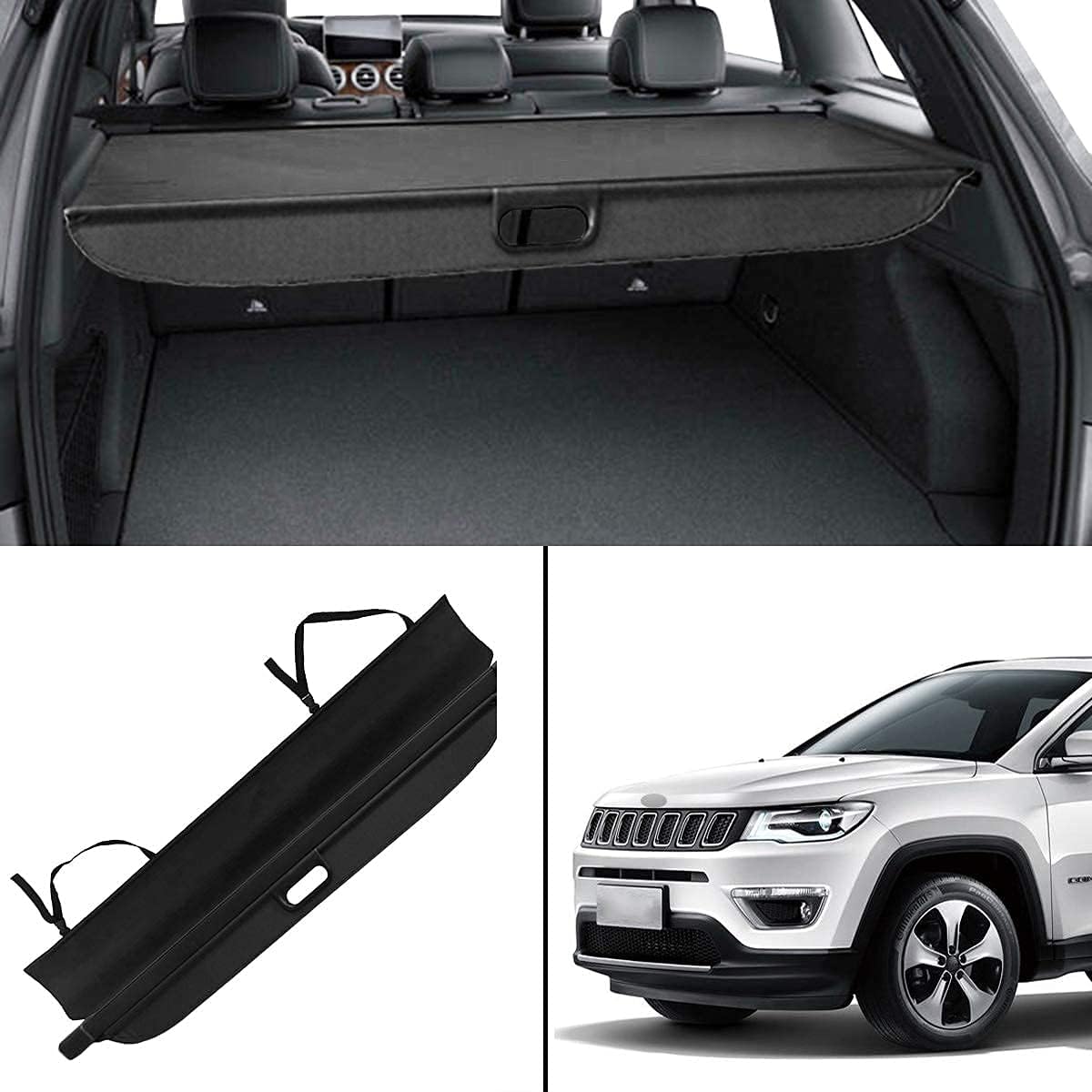 Retractable Rear Trunk Cargo Cover R438