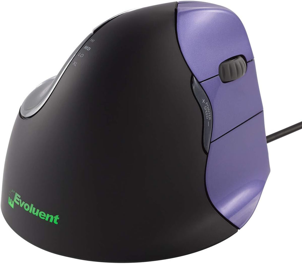 VerticalMouse 4 Right Hand Ergonomic Mouse with Wired USB Connection U790021