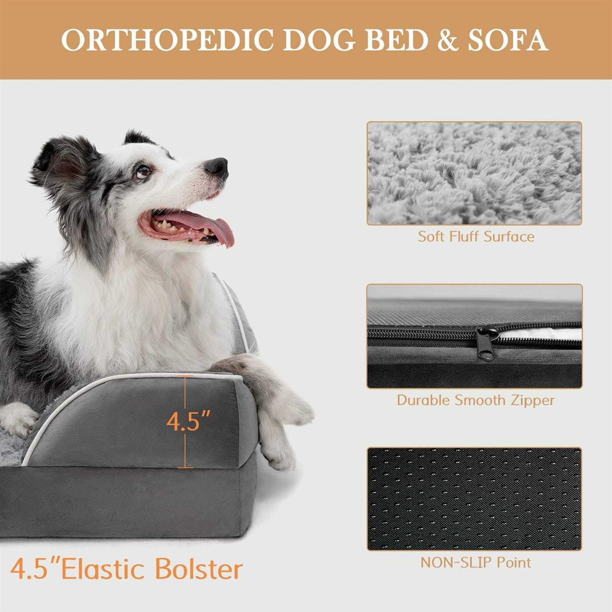 Waterproof Orthopedic Dog Bed U575