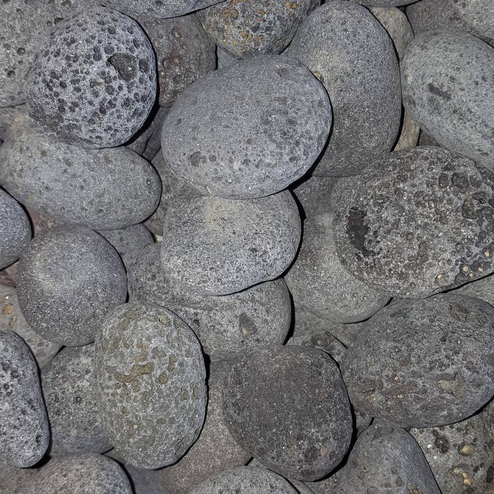 0.50 Cu. ft. 40 lbs. 1 in. to 3 in. Medium Black Lava Rock S364