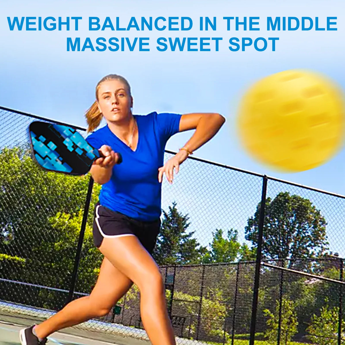 8oz Fiberglass Pickleball Paddles Set of 4 K27750