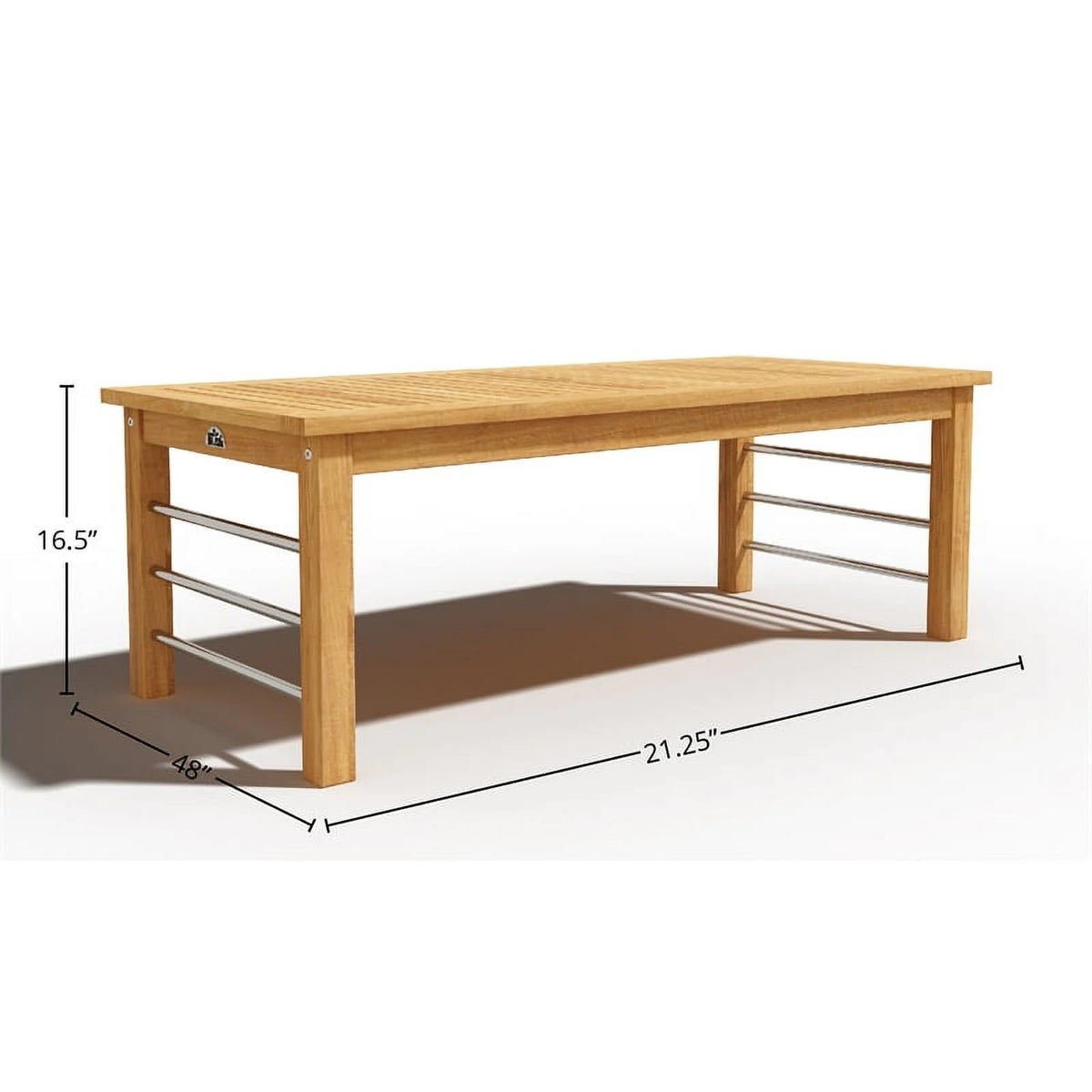 Rectangular Teak Outdoor Coffee Table L618