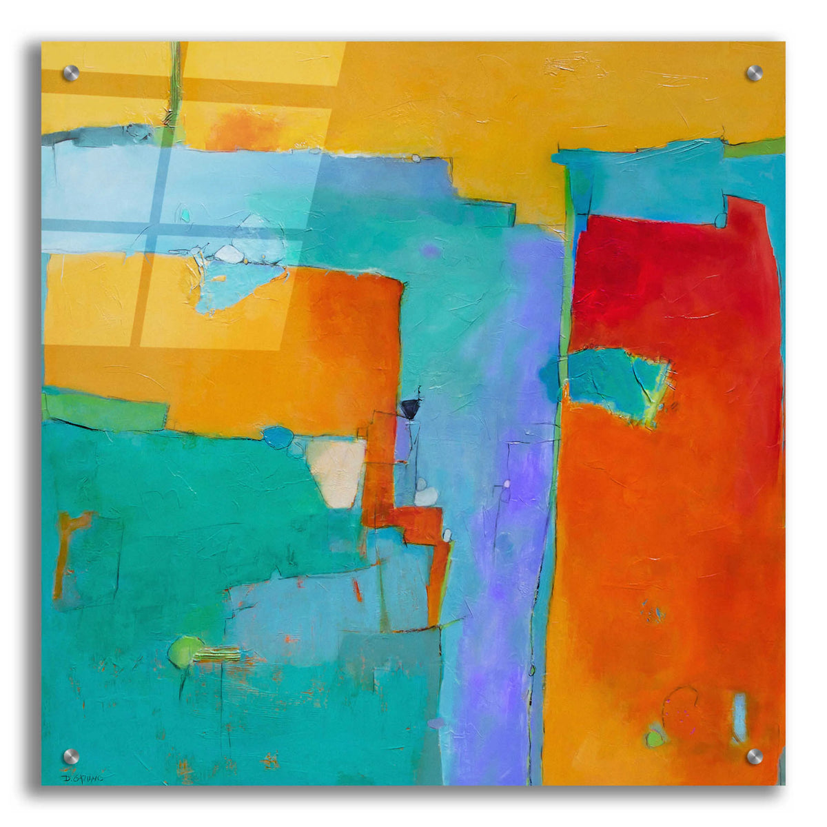Acrylic Glass Wall Art 24"x24" I8543