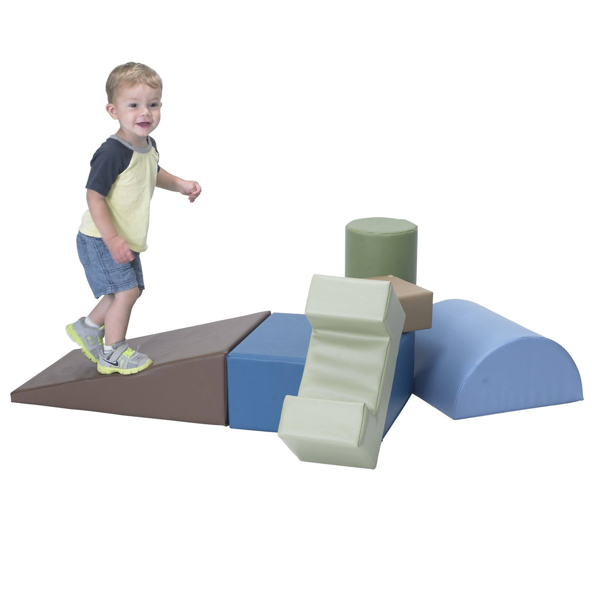 6 Piece Woodtones Climb and Play Set L126