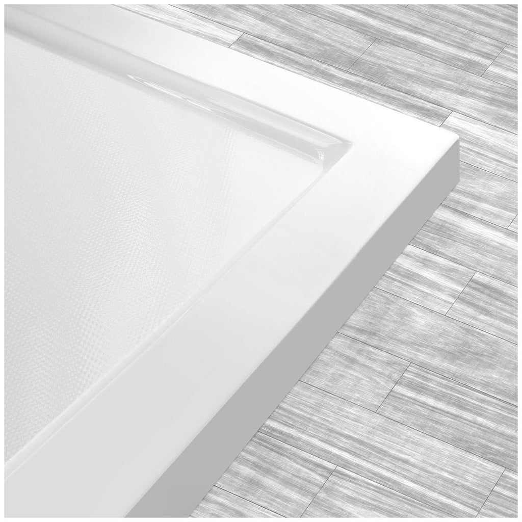 White 48 x 34 Threshold Shower Base Pan U9274