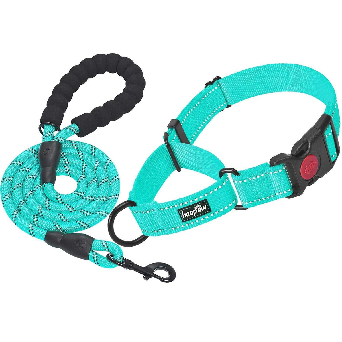 2 Packs Martingale Dog Collar with Quick Release Buckle Reflective Dog Training Collars F6599