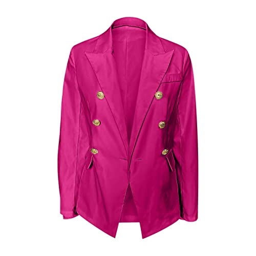 Double Breasted Slim Blazer Jackets B768