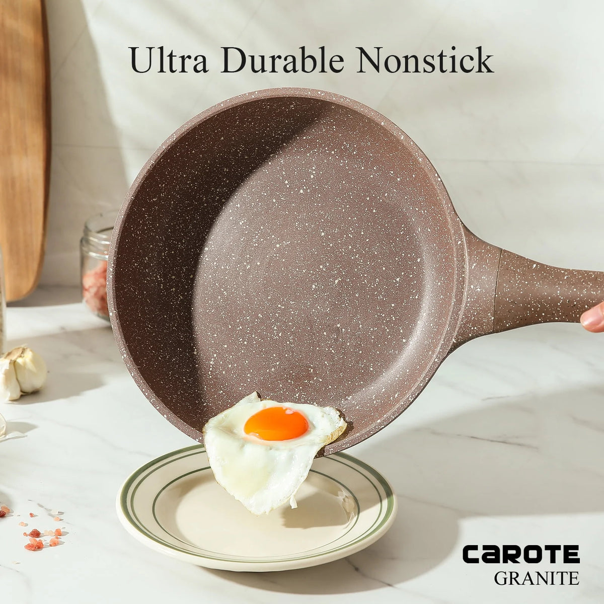 10 Pcs Nonstick Granite Cookware Set U813
