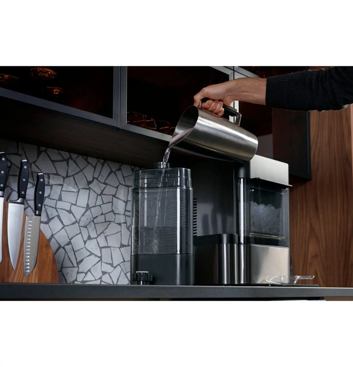 Stainless Steel Nugget Ice Maker O267