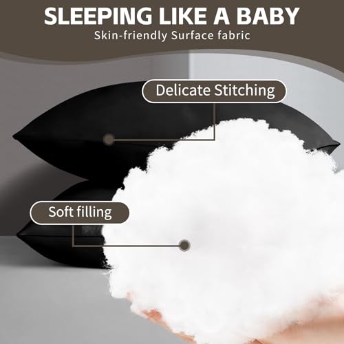 King Size Cooling Microfiber Pillows Set of 4 B41213