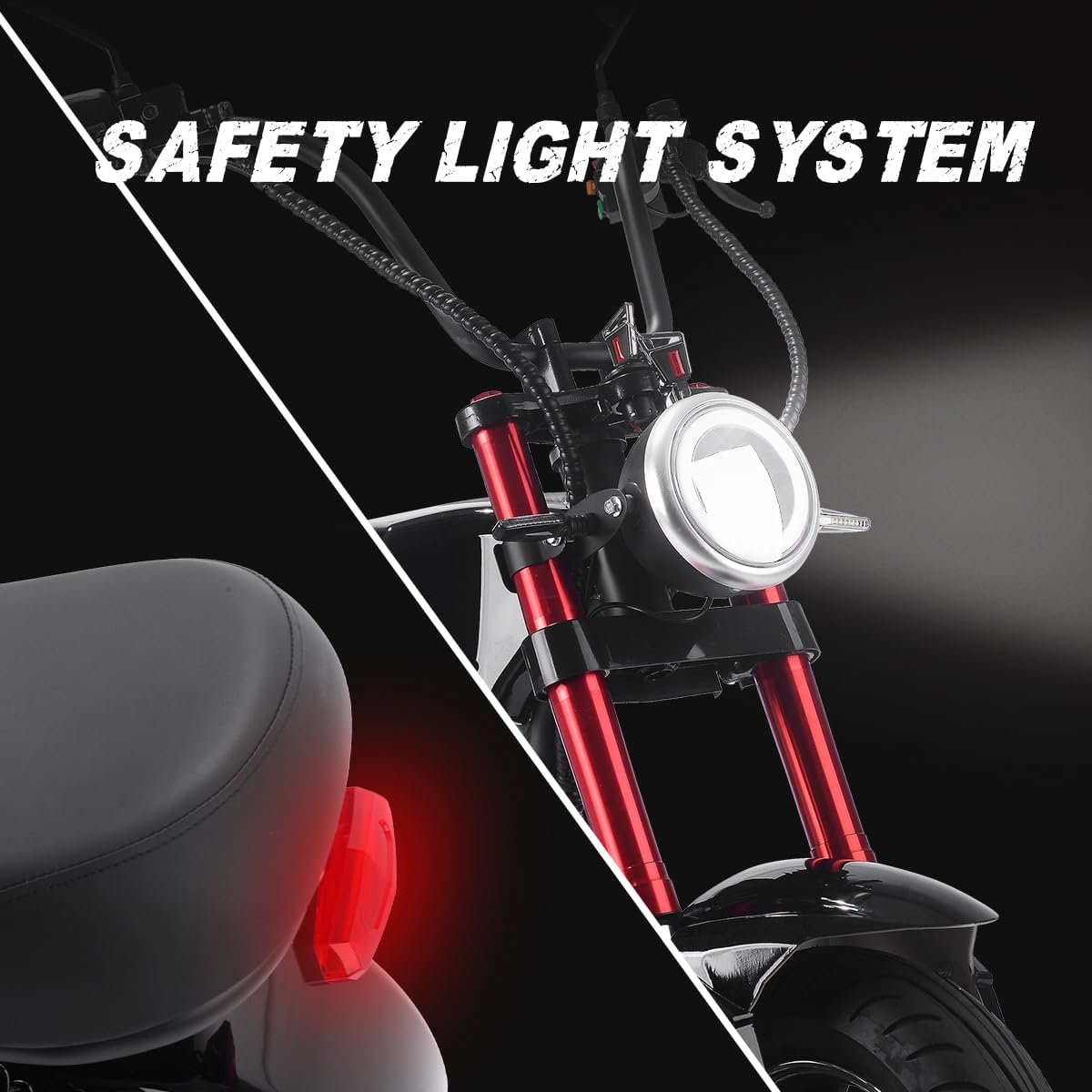 800W Motor 48V 12Ah Lithium Removable Battery Electric Scooter I4111
