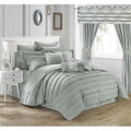 Queen 24 Piece Reversible Printed Comforter Set J647478