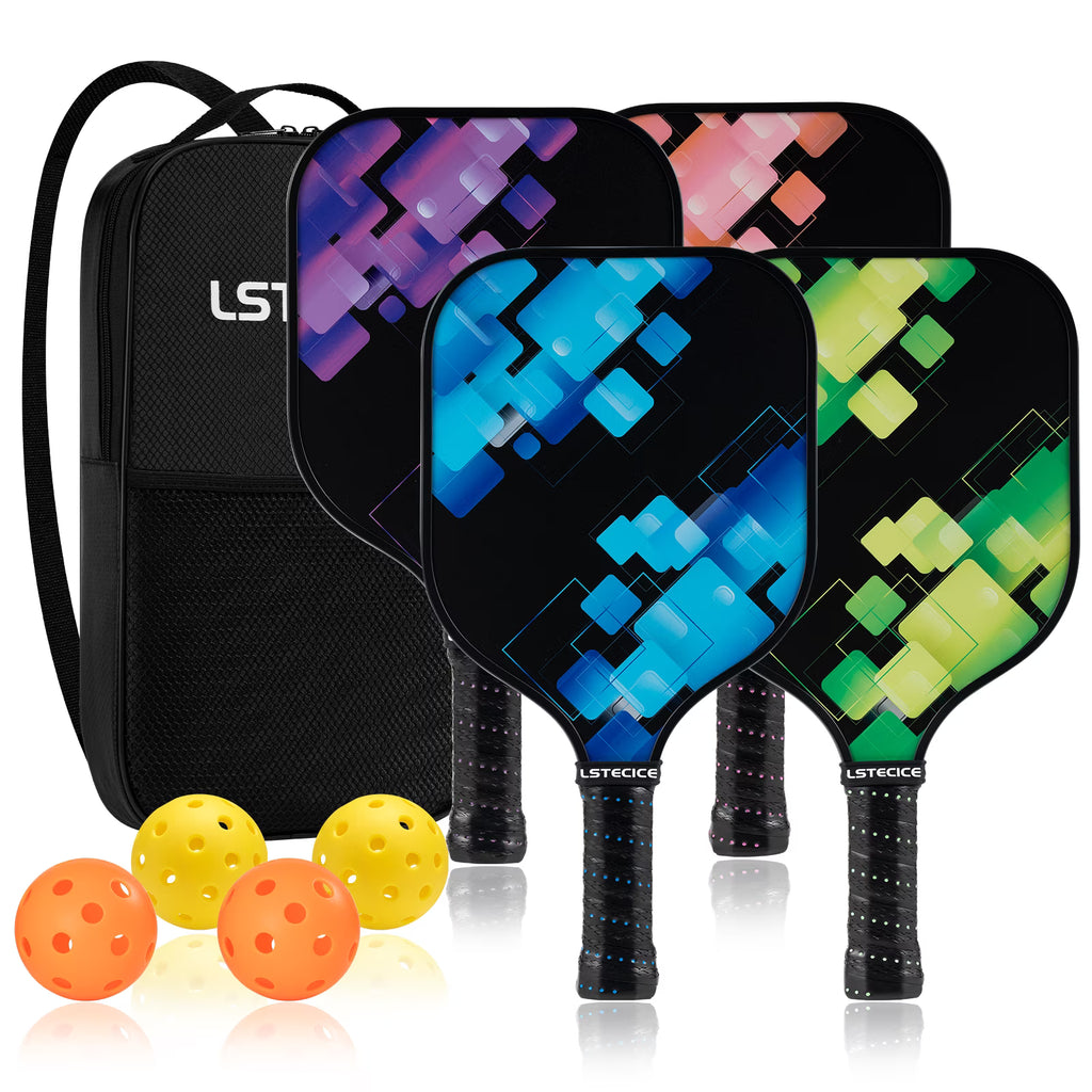 8oz Fiberglass Pickleball Paddles Set of 4 K27750