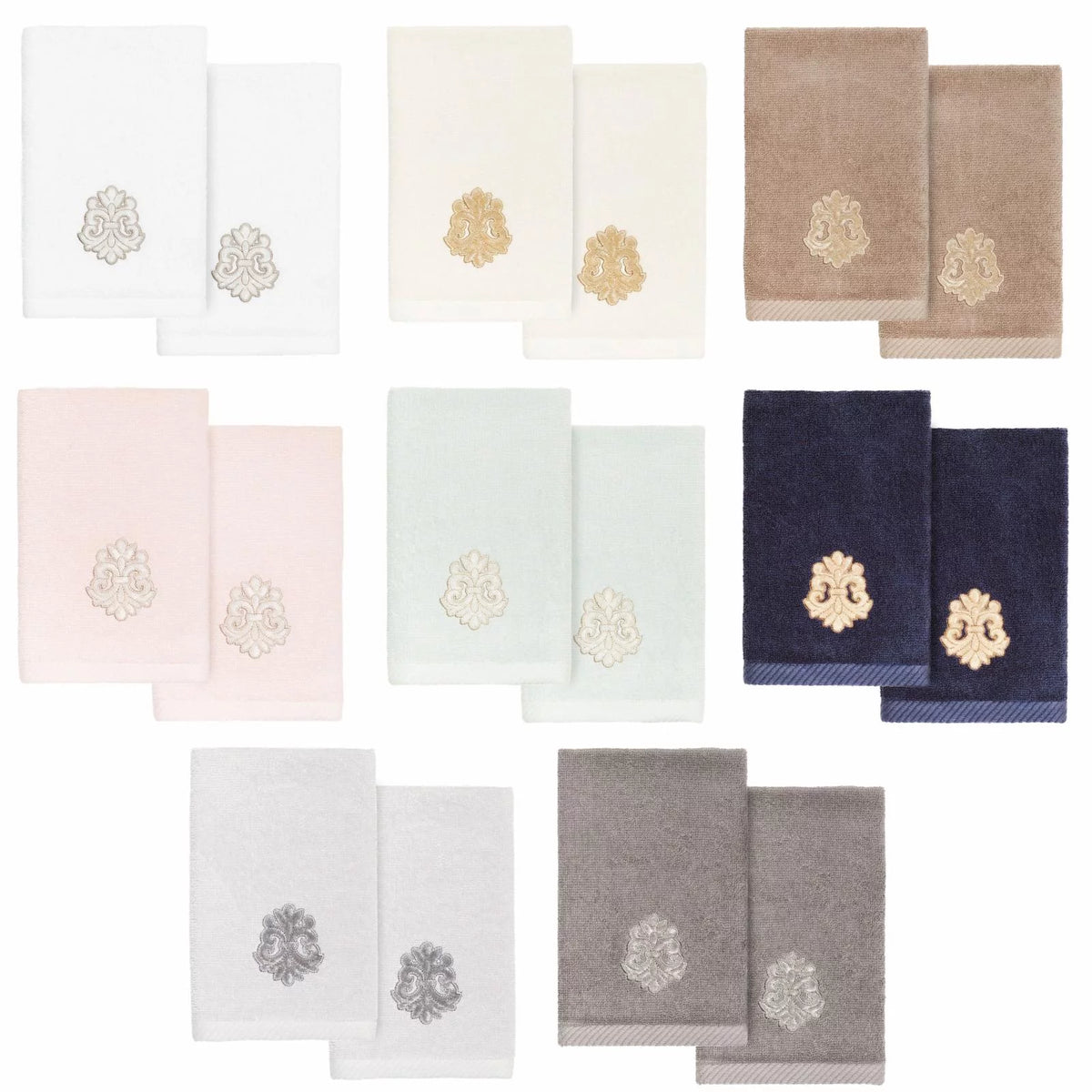 Turkish Cotton 2 Piece Fingertip Towel Set N10080