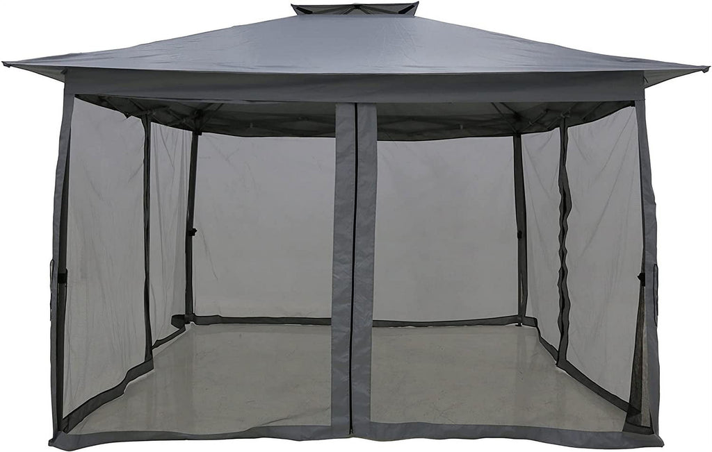 11'x11' Pop-Up Tent Gazebo with Mosquito Mesh Netting L4380