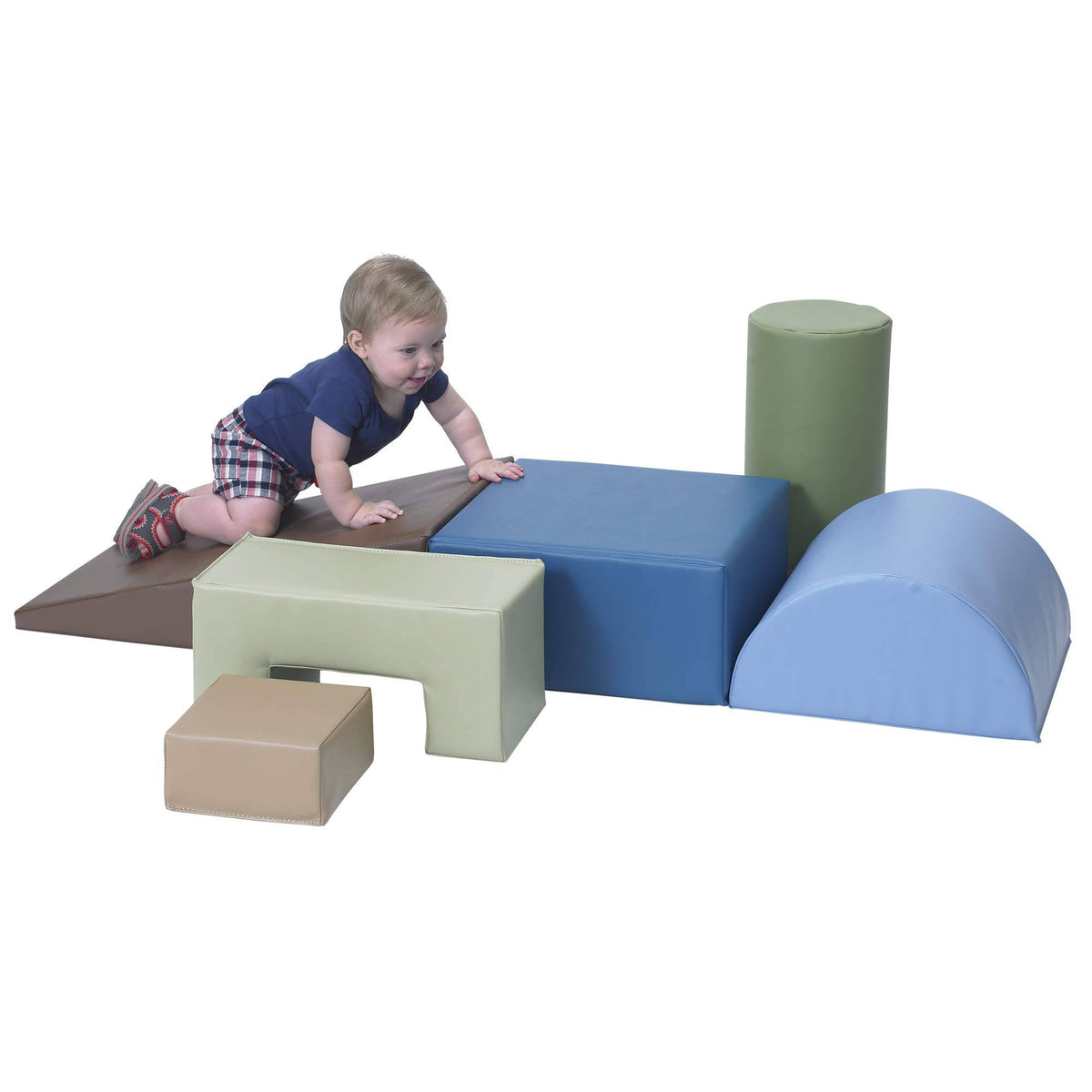 6 Piece Woodtones Climb and Play Set L126
