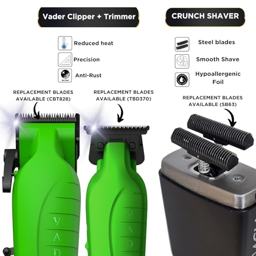 3-in-1 Barber Kit Clipper Trimmer Foil Shaver V712223