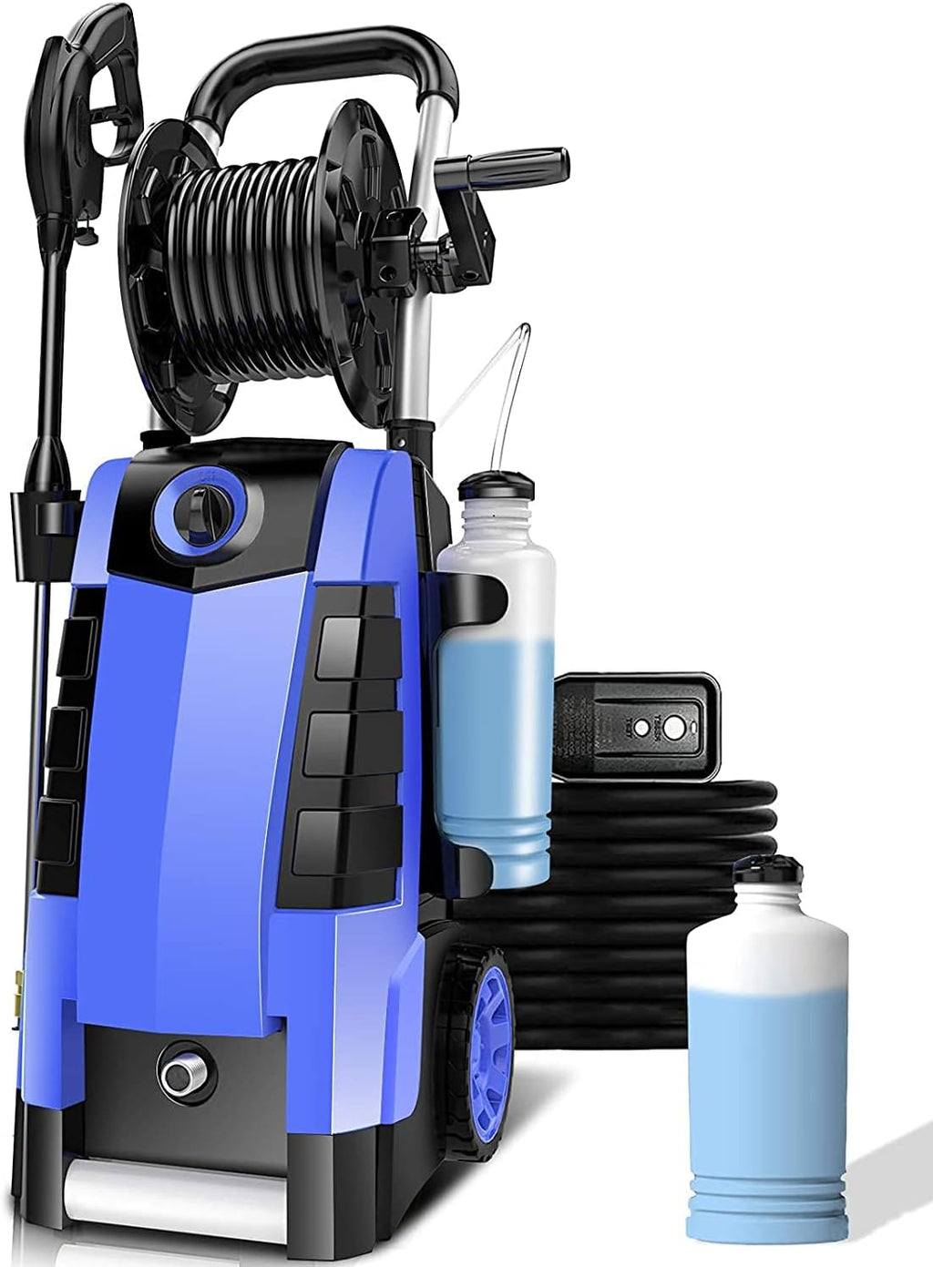 1.9GPM Electric Pressure Washer with 4 Nozzles Foam Cannon J818544
