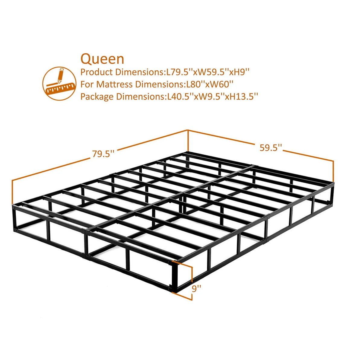 Queen Box Spring Mattress Foundation B21799