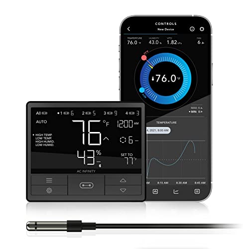 Smart Environmental Controller with Temperature Humidity Timer Controls Y43691