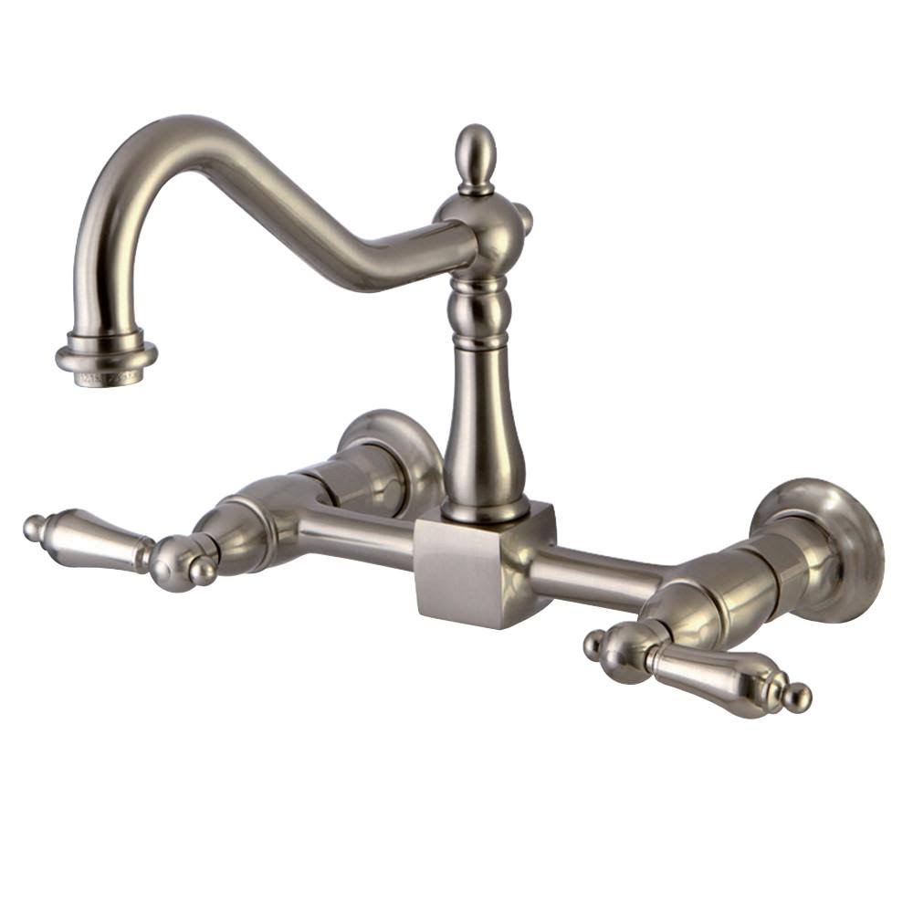 Polished Brass Wall Mount Kitchen Faucet Q98244