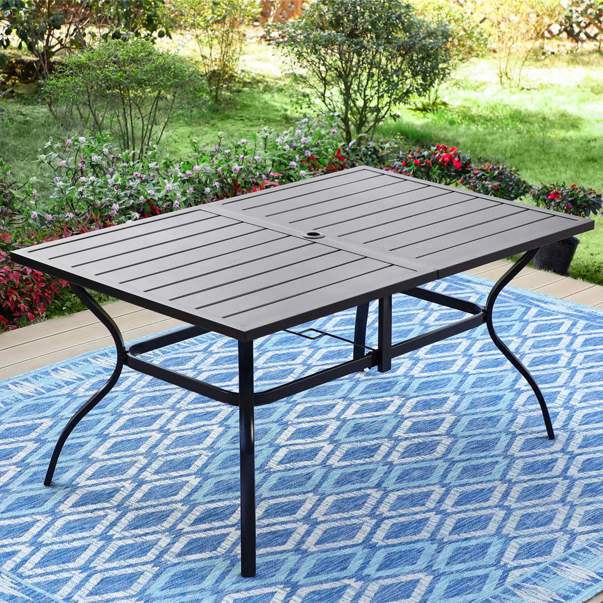 8-Piece Outdoor Dining Set with 13 ft Umbrella R89006