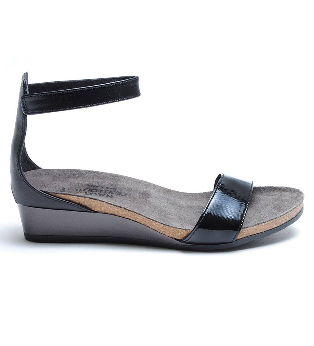Grey Cobra Metallic Onyx Black Luster Shoes N5579