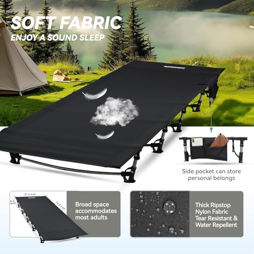 Ultralight Aluminum Camping Cot with Oxford Fabric C824930
