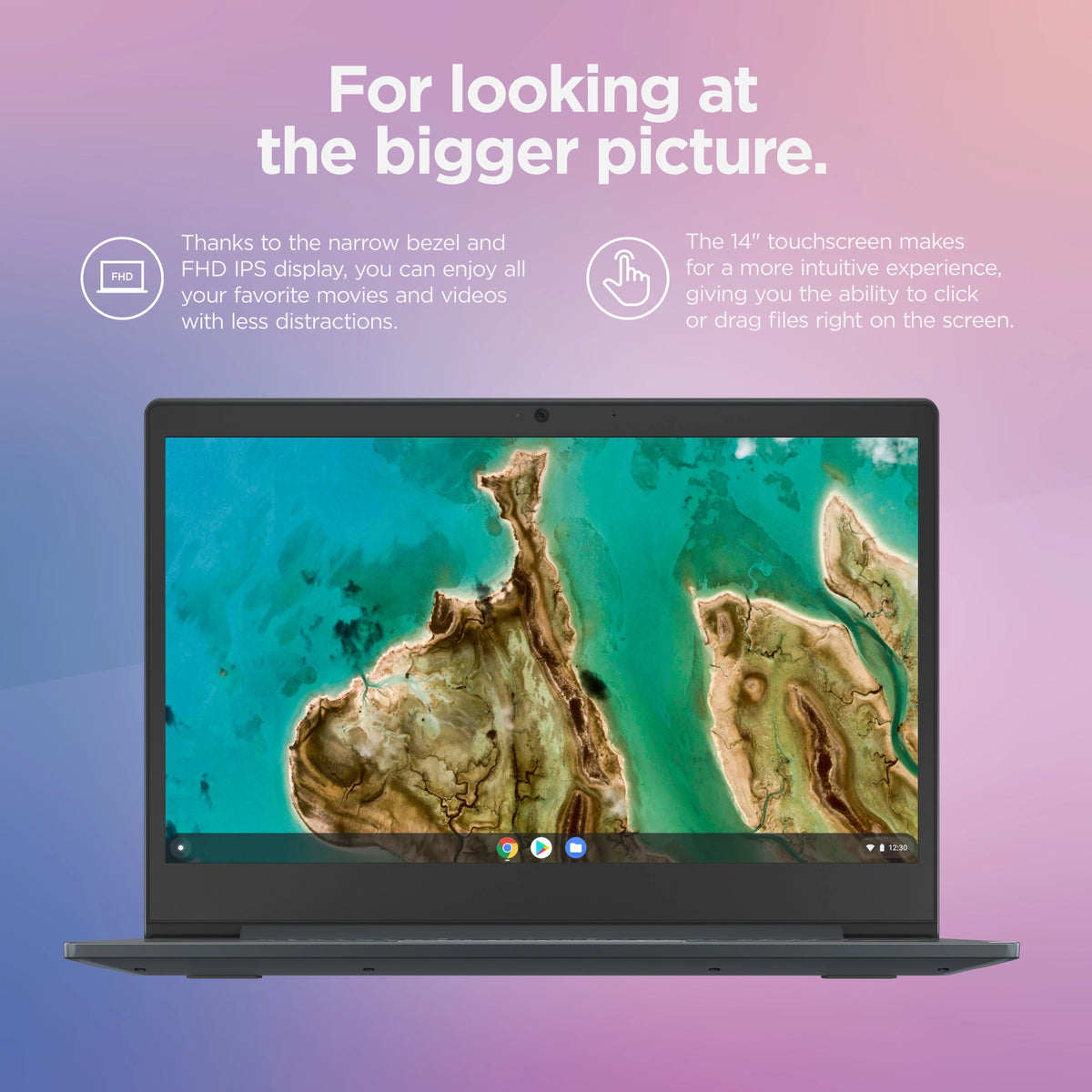 14" Abyss Blue ChromeBook with Headset Bundle T5468