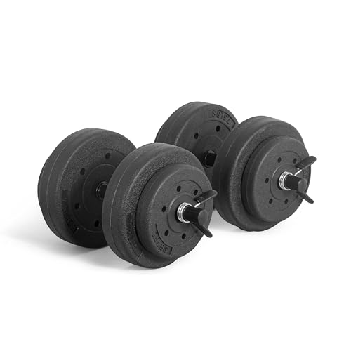40-Pound Adjustable Cement Dumbbell Set A478