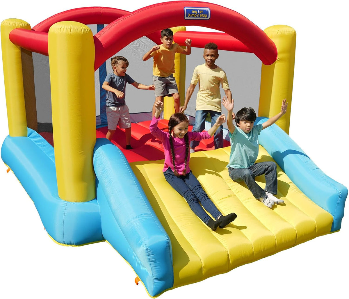 12.5' x 9.5' x 6.8' Inflatable Bounce House with Air Blower T6486