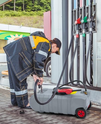15 Gallon Portable Gas Tank with Manual Transfer Nozzle V81261