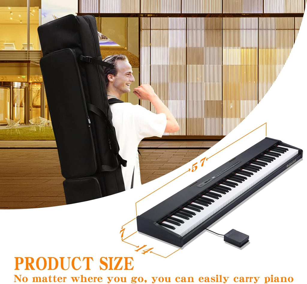 88 Keys Semi-Weighted Portable Digital Piano E9532