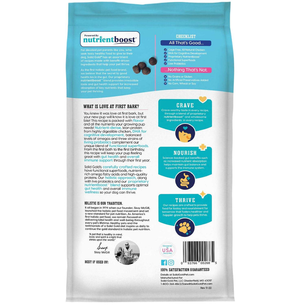 Solid Gold Chicken Dry Dog Food J62751