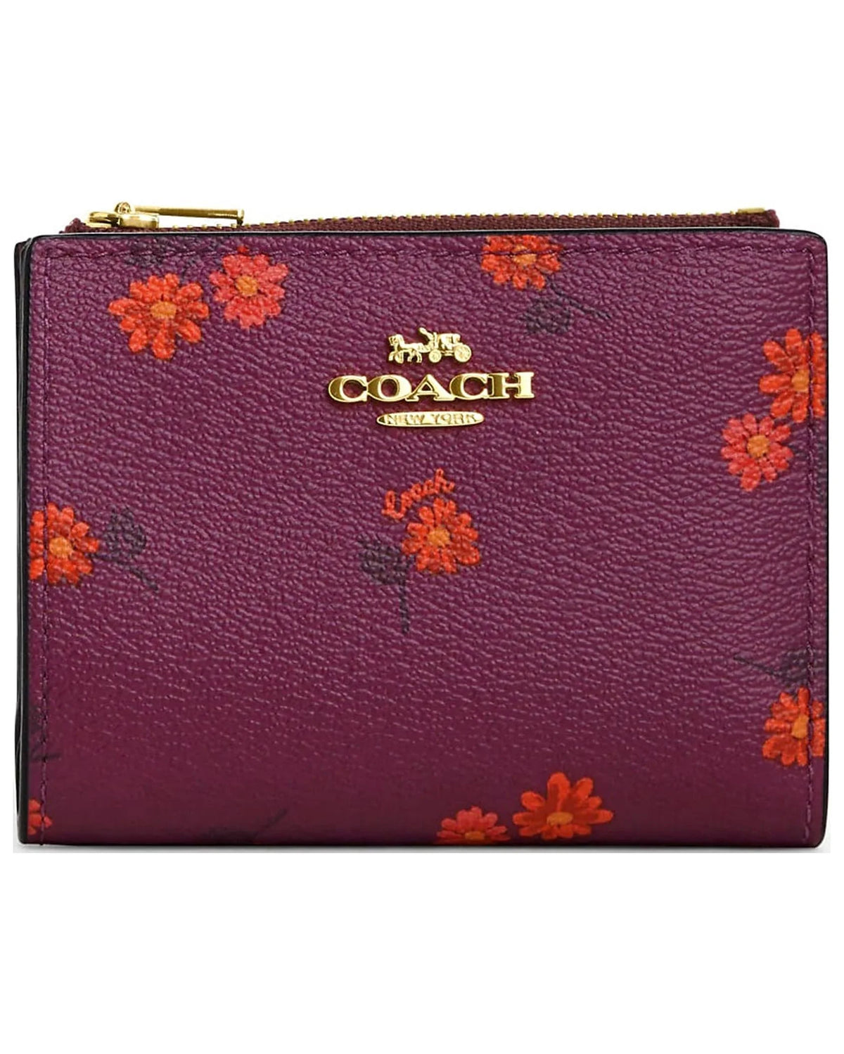 Bifold Wallet With Floral Print D853