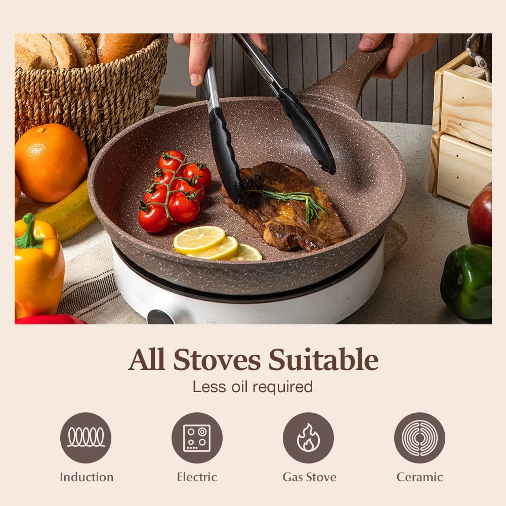 10 Pcs Nonstick Granite Cookware Set U813