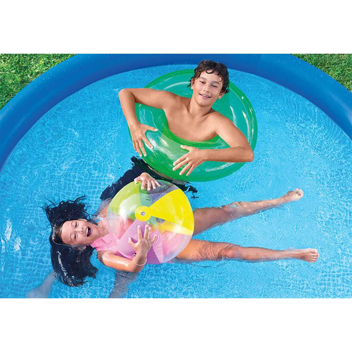 8ft x 30in Inflatable Swimming Pool with Filter Pump S54592