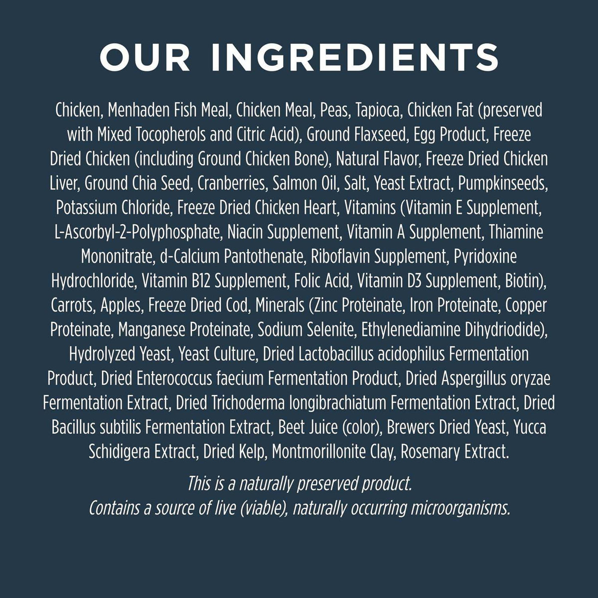 Grain Free Skin & Coat Health Recipe with Real Chicken Dry Dog Food Q3681