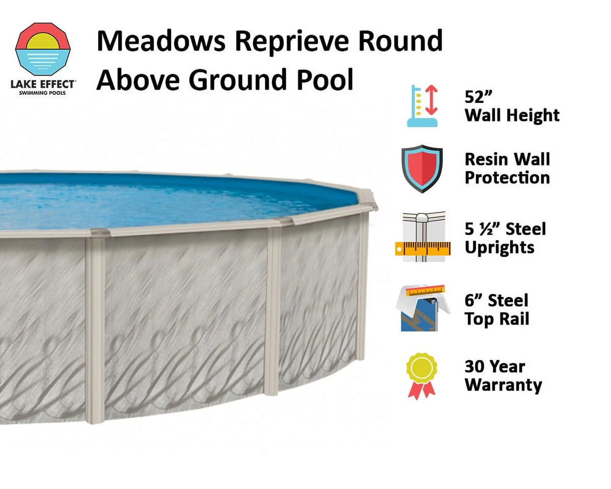 12' x 24' x 52 Oval Above-Ground Swimming Pool M922