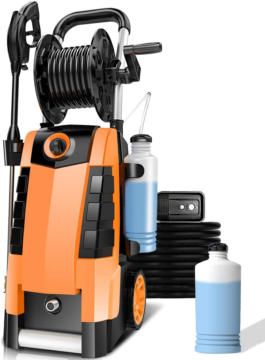 1.9GPM Electric Pressure Washer with 4 Nozzles Foam Cannon J818544