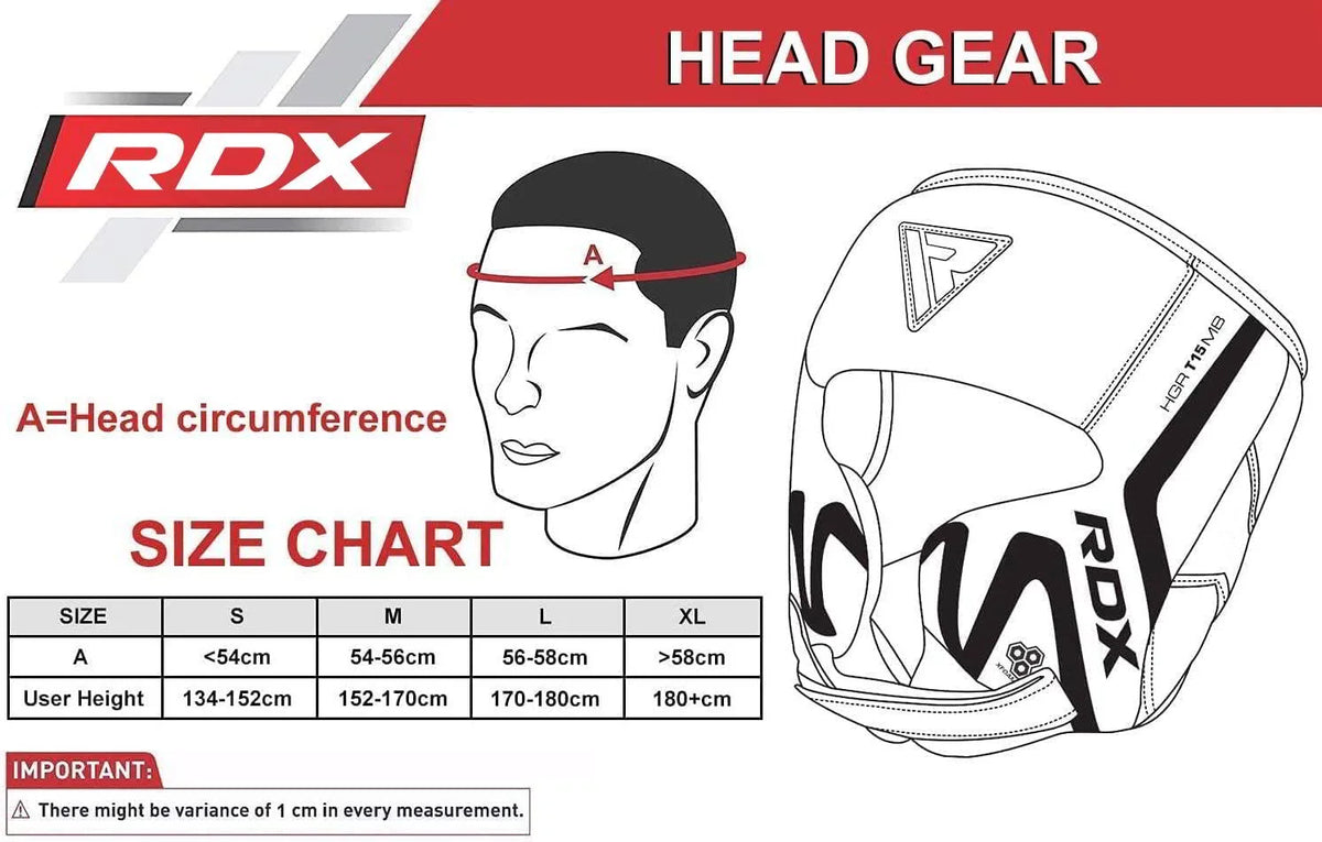 Black Padded Boxing Headgear L9144