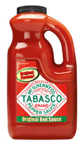 Tabasco Original Red Pepper Hot Sauce 64 Ounce Half Gallon S155104
