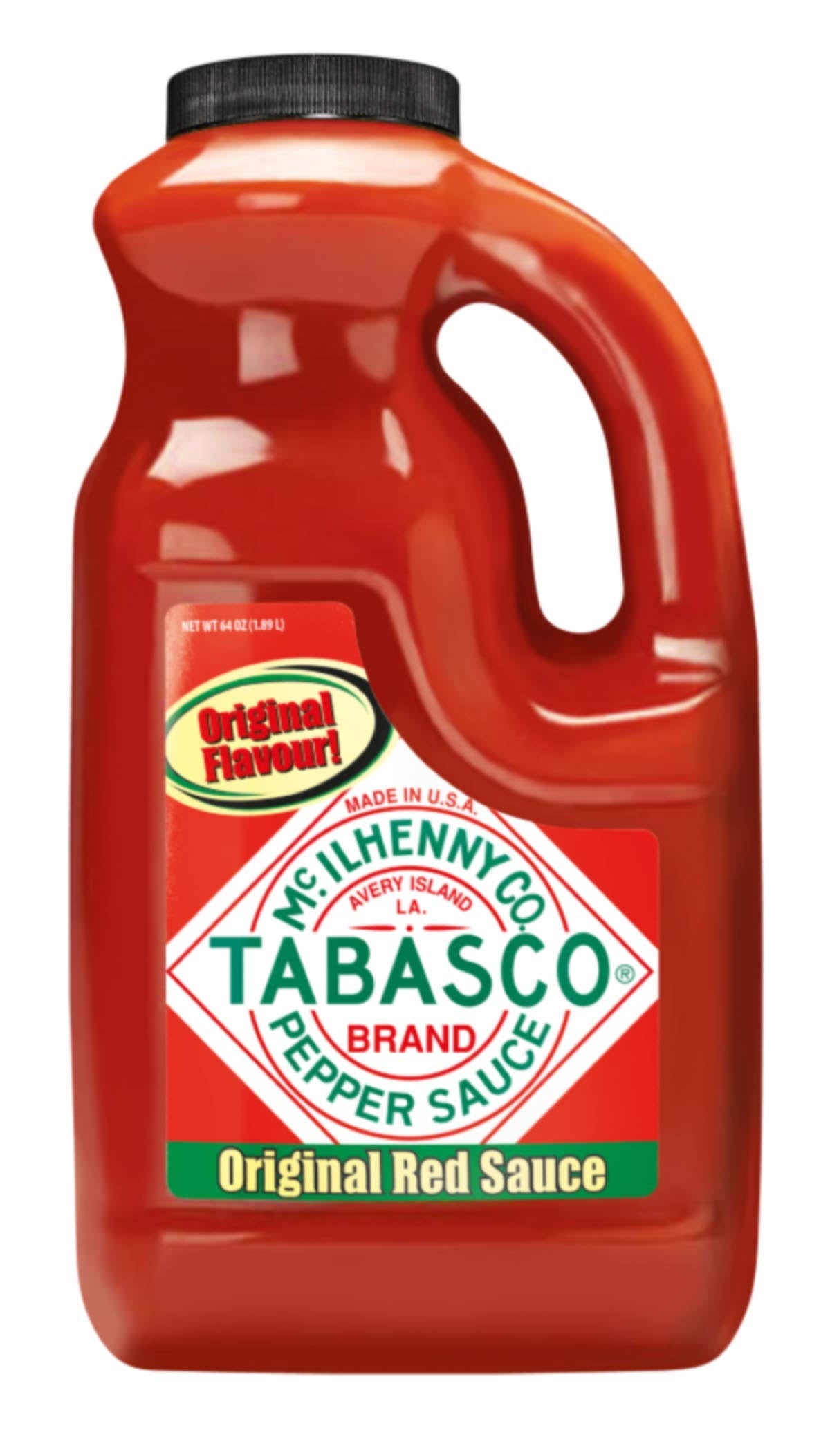 Tabasco Original Red Pepper Hot Sauce 64 Ounce Half Gallon S155104