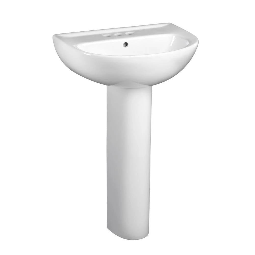 White Sink Pedestal O314