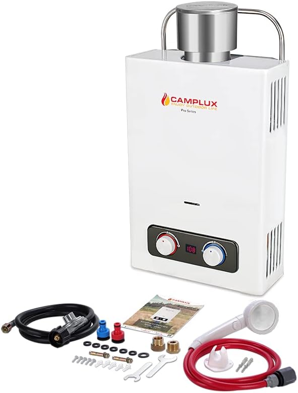 1.58 GPM Outdoor Propane Tankless Water Heater with S/S Rain Cap O15731