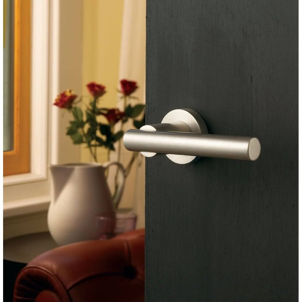 Satin Nickel Lever Pair C5838