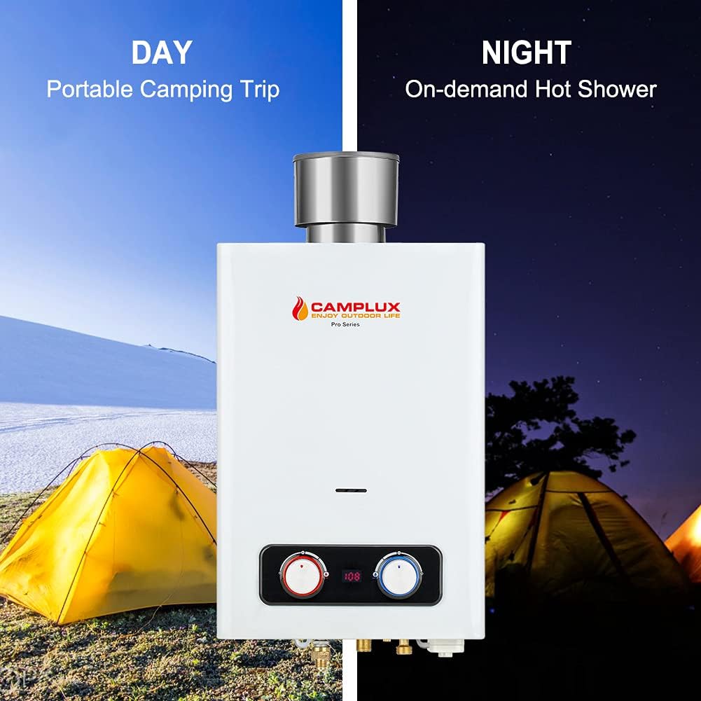 1.58 GPM Outdoor Propane Tankless Water Heater with S/S Rain Cap O15731