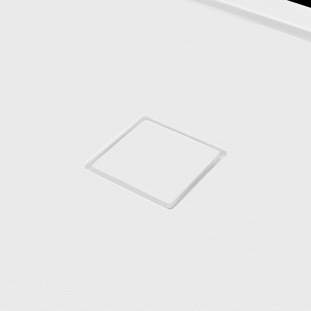 White 48 x 34 Threshold Shower Base Pan U9274