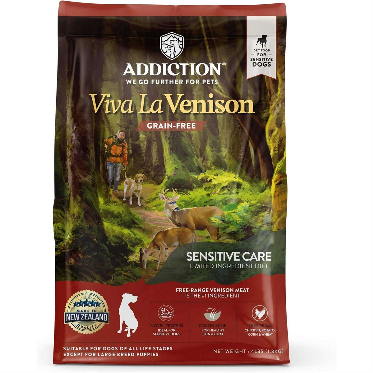 Venison Dry Dog Food K911001